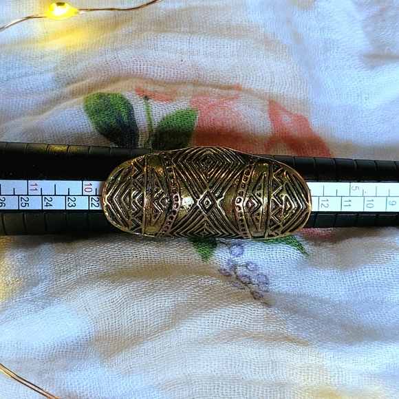 Elongated Brass Ring Size 8 - Picture 5 of 7